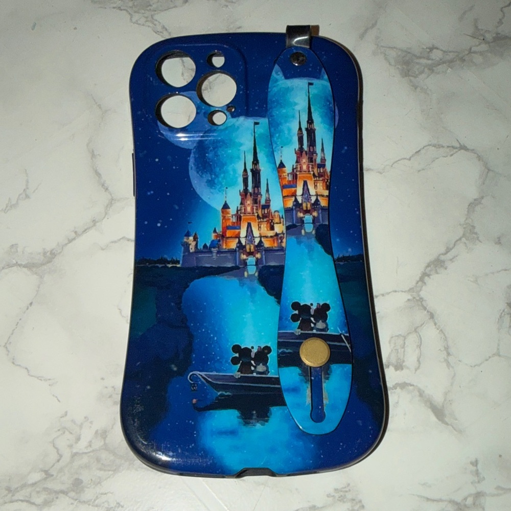 iPhone 12 Pro Max Disney Blue Castle Design Phone Case